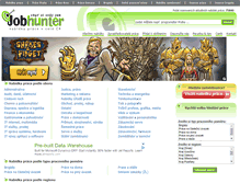 Tablet Screenshot of jobhunter.cz